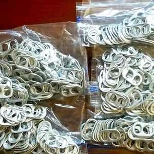 500+ Aluminum Soda Can Pop Top Pull Tab